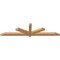 Ekena Millwork Kennewick Timber Gable Bracket, Western Red Cedar, 84"W x 21"H x 3 1/2"D x 3 1/2"F, 6/12 Pitch GBW084X21X0404KEN00SWR - alternate 3